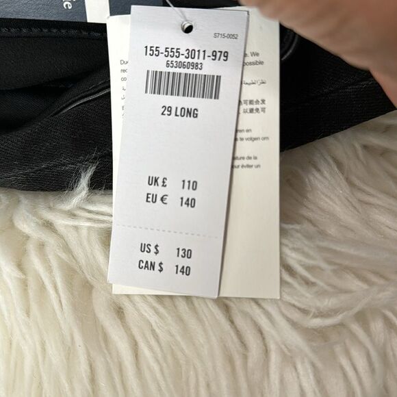 Abercrombie & Fitch skinny Ankle High Rise jeans size 29 or 8 Long NWT - Picture 7 of 16